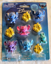 Disney Stitch Eraser Set 10 Pieces
