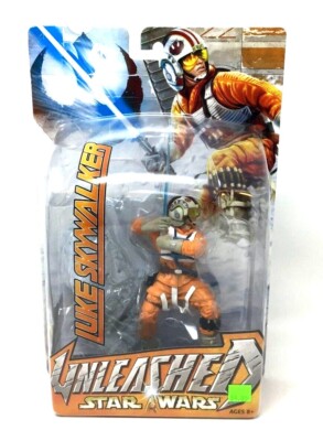 HASBRO 2003 - CARDED STAR WARS UNLEASHED - HOTH LUKE SKYWALKER