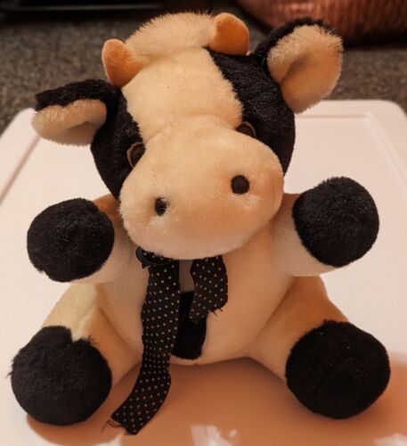 Royal Plush Toys Black and White Cow - Picture 1 of 3