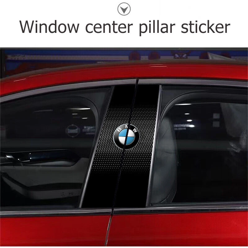 Ct5 Cadillac Accessories 8-Piece Black Center Pillar Stickers For ...
