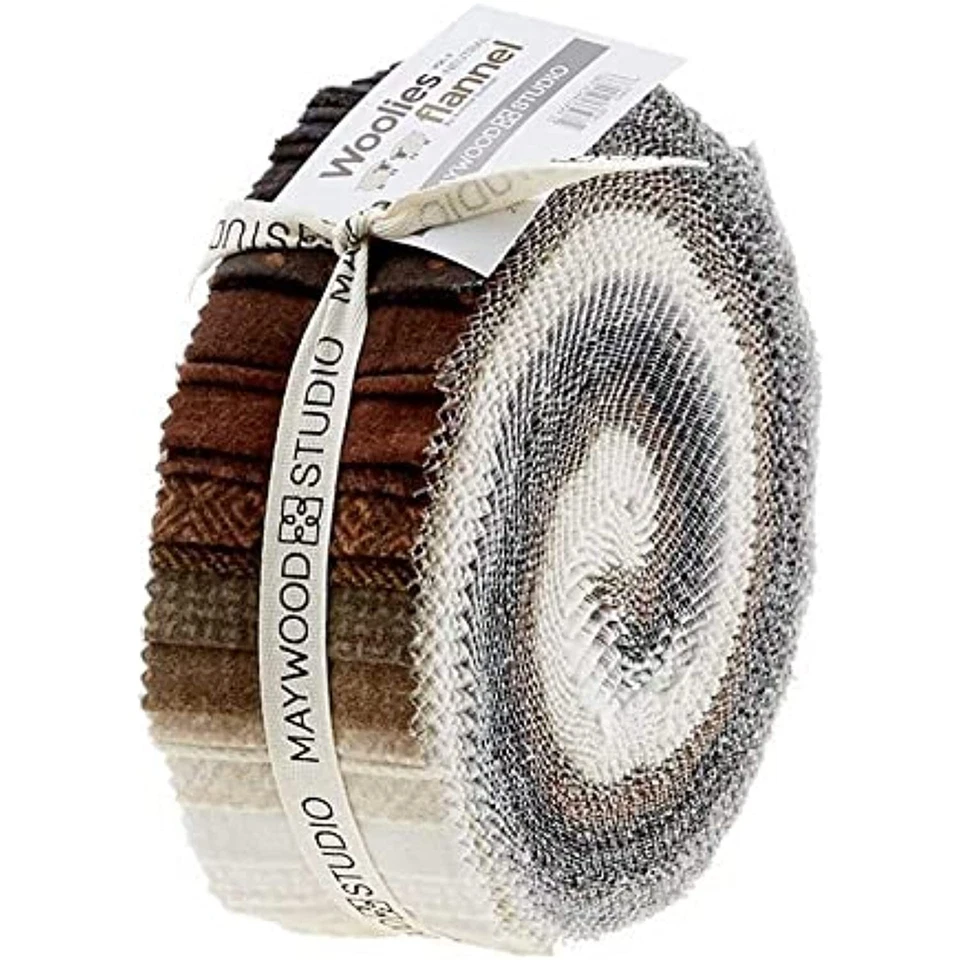 Bonnie Sullivan Woolies Flannel Neutrals Vol. 2 Strips 40 2.5-inch Strips Jelly - Image 3 of 4