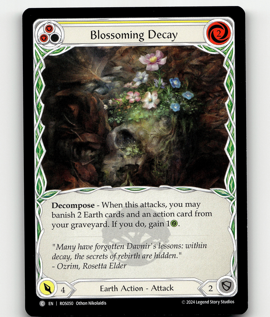 Flesh And Blood Blossoming Decay (Yellow)
