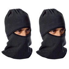 2Pack Winter Skiing Face Mask Warmer Windproof Motorcycle Hood Helmet Lining Hat