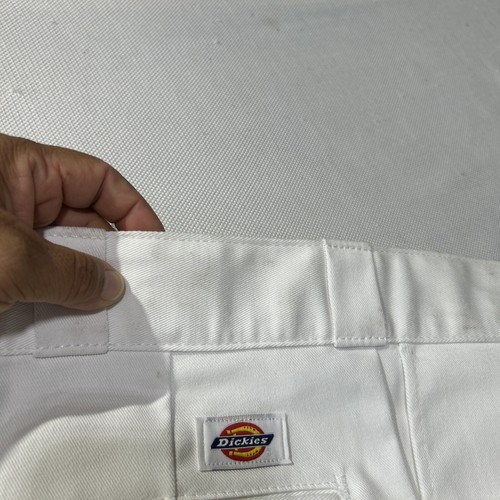 Pantalones de Trabajo Dickies 874 Ajuste Original Blanco 44x32 Ver FOTOS** - Imagen 16 de 18