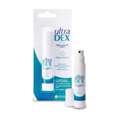 UltraDEX Fresh Breath Spray 9ml | Beseitigt Mundgeruch für bis zu 12 Stunden
