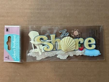Rare Jolee’s On The Shore Adirondack Chair Shells Sand Scrapbook Stickers 