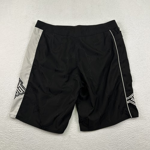 Tapout Mens Size 38 MMA Fight Gear Mixed Martial Arts Black White Shorts - Picture 5 of 13