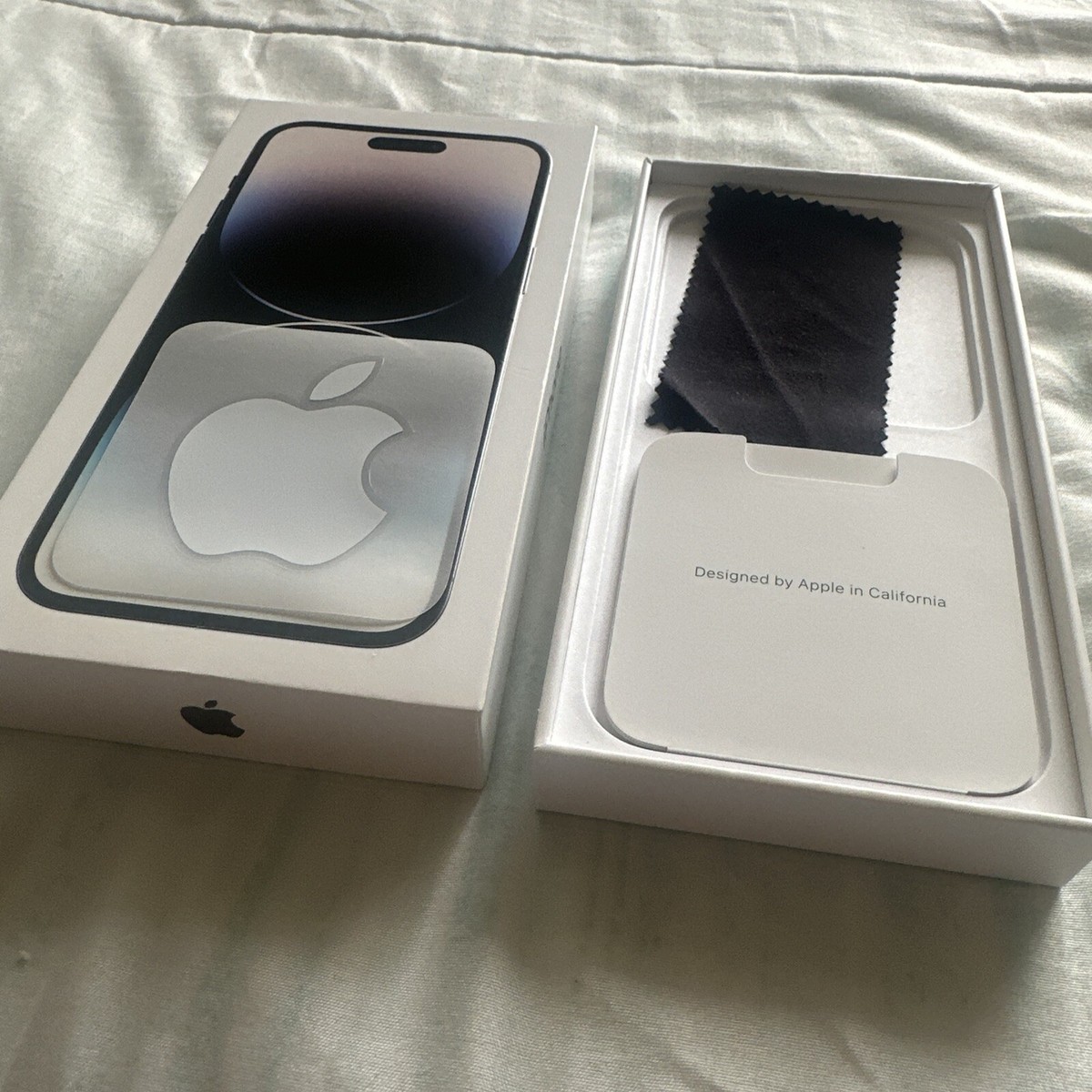 Apple iPhone 14 Pro Max Black 256GB Empty BOX ONLY | eBay