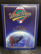 World Series Fall Classic 1992 Scorebook Baseball Official Vintage