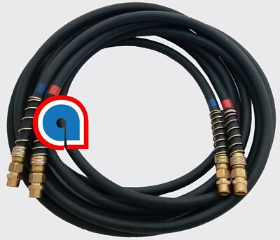 #ad Rubber Air Line Red amp; Blue 12 Ft Brass 1 2quot; Swivel Ref:11 8112 179.3009.12 $44.00