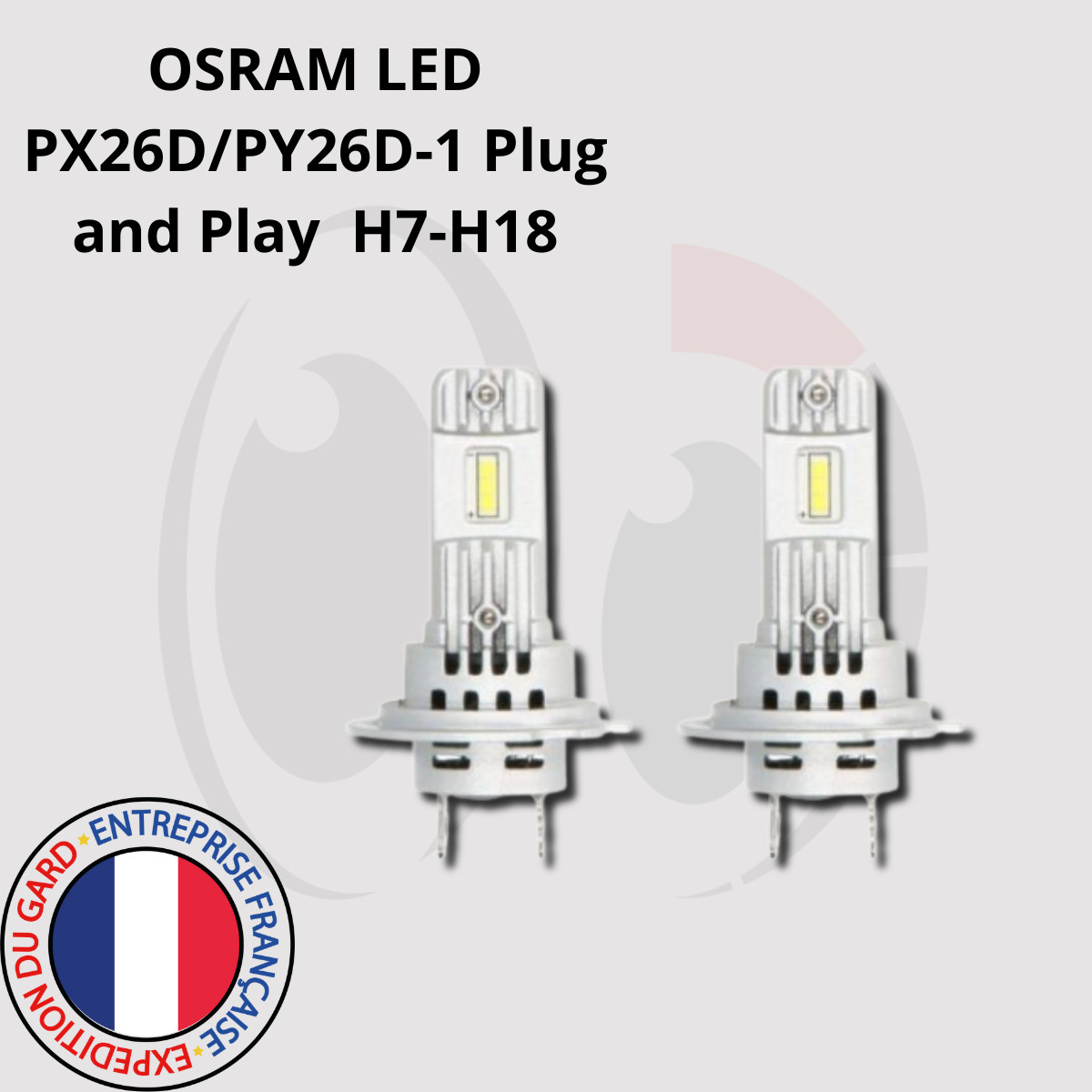 Ampoule H7 OSRAM LEDriving HL EASY 6000K kit de conversion 12V pour phares auto