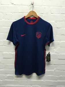Atletico Madrid Nike Women S 2020 21 Away Football Shirt L Navy New Ebay