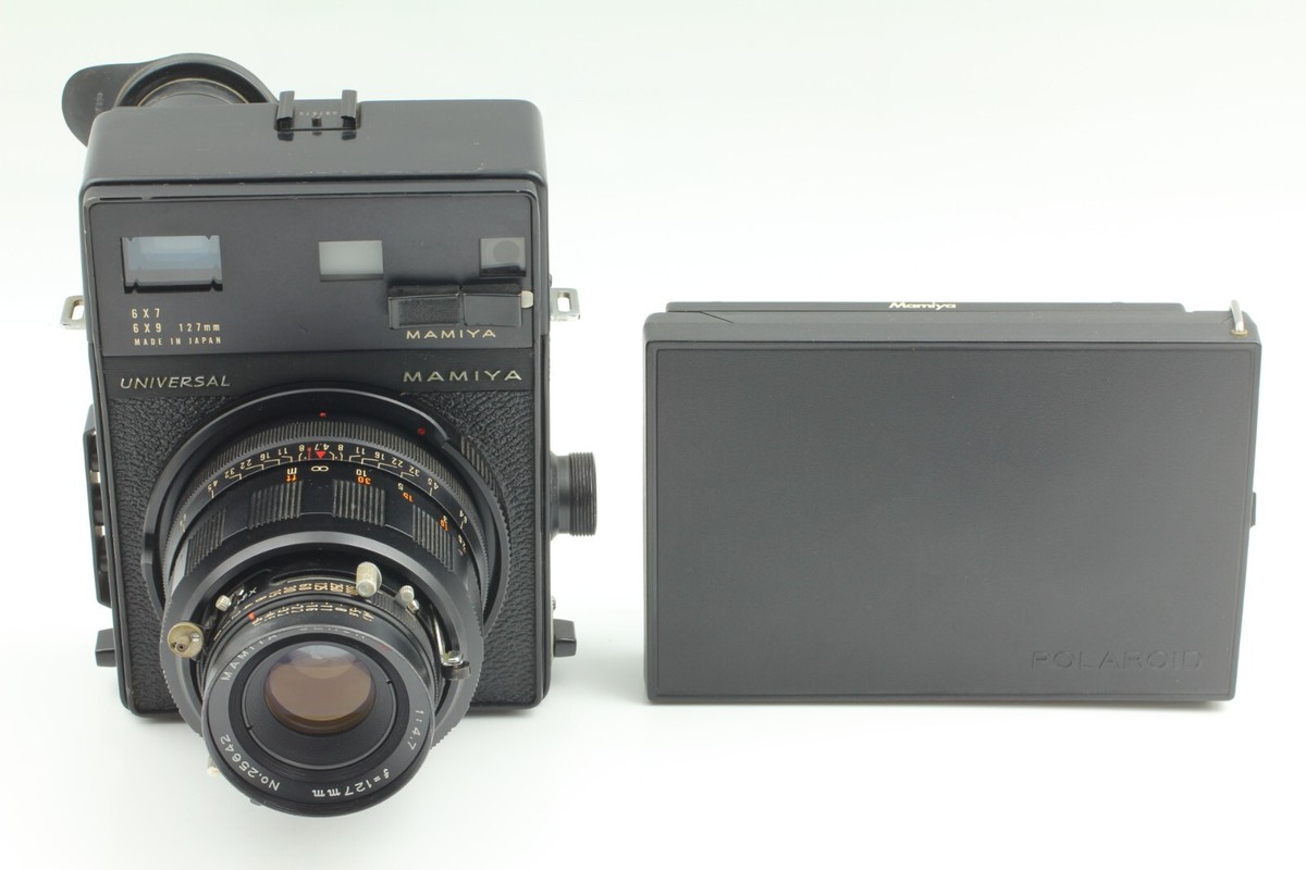 EXC +++】Mamiya Press Universal Body w/ 127mm f/4.7 lens from from