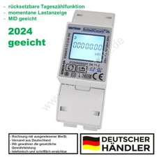 Zähler 100A 1-phasig Stromzähler geeicht Wechselstrom Hutschiene Reset