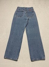 Vintage Y2K 955BBVW Wrangler Jeans Boys 16 Regular Adjustable Waist Blue Denim