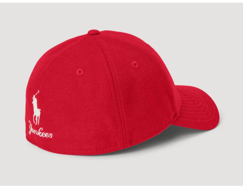 Polo Ralph Lauren x New Era NY Yankees Red White Limited Ed Baseball Hat Cap NWT - Image 2 of 3