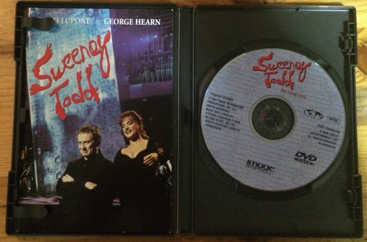 Sweeney Todd in Concert DVD Patti Lupone George Hearn Neil Patrick