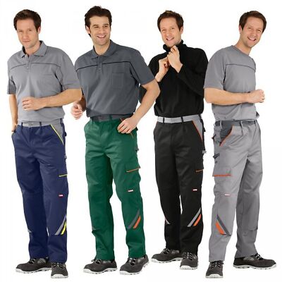 Planam Work Trousers Waistband Pants Cargo Trousers Workwear Visline Work Pants
