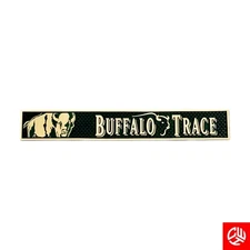 BUFFALO TRACE buffalo trace BAR MAT whiskey bourbon Rail Spill Mat empty 23x3.5