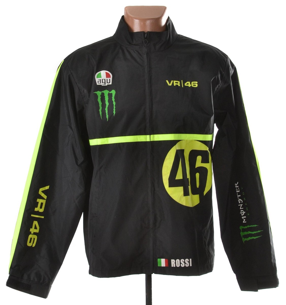 MOTO GP RACING YAMAHA TEAM VALENTINO ROSSI BOMBER JACKET SIZE L