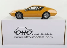 OTTO Models OT024 UVI ALPINE A310 1600 VE Safran Yellow 1/18 Scale Die-Cast Car