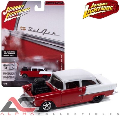 ジョニーライトニング　コカ・コーラ 1955 シボレー セダン デリバリー　絶版 JOHNNY LIGHTNING 1:64 JLSP408 1955 CHEVROLET 210 (RED) HOBBY