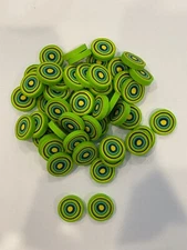 50 Halloween Zombie eyes Mini Erasers Teacher Supply Math Counter circles swirls