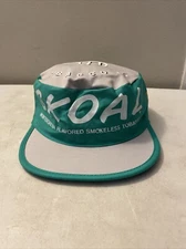 VTG NOS 80s USA Mens SKOAL Green Smokeless Tobacco Eagle Painters Cap OSFA Qty 1