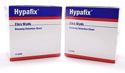 HYPAFIX DRESSING RETENTION SHEET 2'' x 10 yds, 2 ROLLS