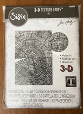 TREE RINGS 3D EMBOSSING FOLDER-Sizzix Tim Holtz Texture Fades-Paper Craft