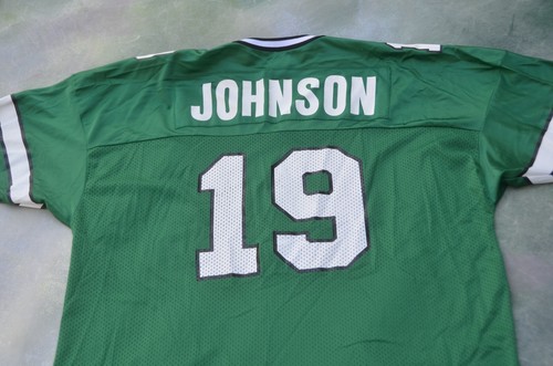 Vintage RARE Champion NFL New York Jets Keyshawn Johnson #19 Jersey Size 56. - Picture 9 of 11
