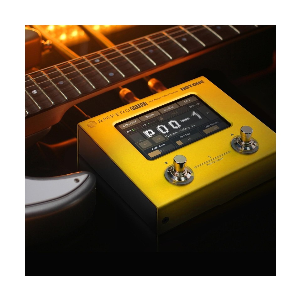 HOTONE Multi Effects Processor Pedal Guitar Bass Amp Modeling IR