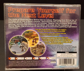Phantasy Star Online Ver. 2 (Sega Dreamcast, 2001) - CIB & Tested