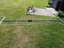Metal Electric Galvanised Gate With Fixings. 40/147 Inches