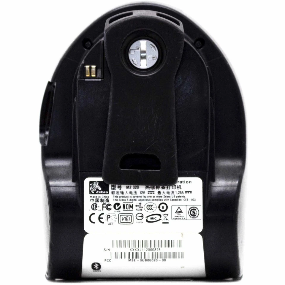 ZEBRA MZ320 STAMPANTE TERMICA PORTATILE 74MM USB BLUETOOTH WINDOWS ESC-POS - Immagine 3 di 4