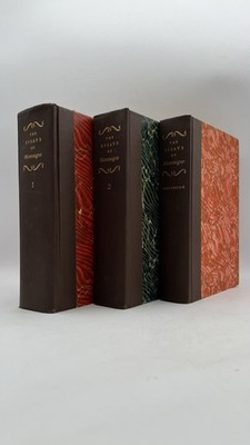 The Essays of Montaigne 1946 Heritage Press 3 Volume Hardcover Set