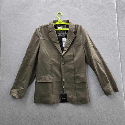 Marc Ecko Cut & Sew Men Jacket XXL Green Punk Blazer Patch NWT | eBay