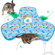 Interactive Cat Toys for Indoor Cats, Automatic Hide and Seek Motion-Activated C