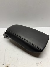 2013-2016 Ford Fusion Center Console Armrest Lid Black Leather White Stitch Oem