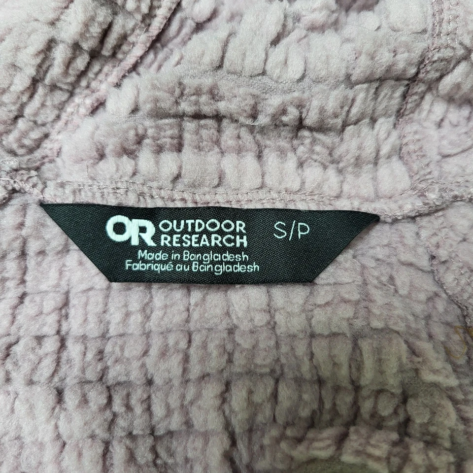 Sudadera con capucha para mujer Outdoor Research PEQUEÑA mezcla de nailon malva polar Vigor Plus Foto 3 de 4