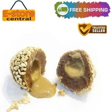 3x Dates balls stuffed tahini  covered with sesame,                        
