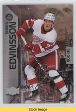 2023-24 Skybox Metal Universe Rookies Spectrum FX Simon Edvinsson #197 READ 08gm