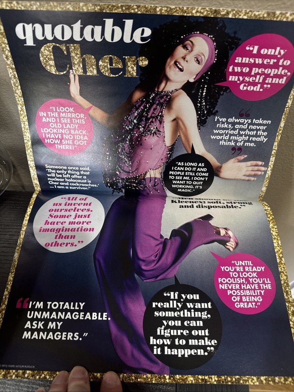 COLLECTOR’S EDITION CHER 96 PAGE MAGAZINE FEB 2018 