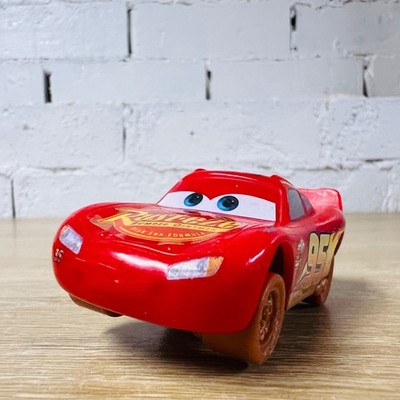 Lightning McQueen Crazy 8 Crashers Disney Pixar Plastic Cars 1:55