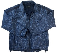 Athleta Jacket Size S Blue Floral Sightseer Ethereal Bloom Cottage Zip Sides