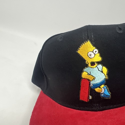 Vintage 1994 Matt Groening Bart Simpson Skateboard Snapback Hat RARE 90s - Bild 5 von 16