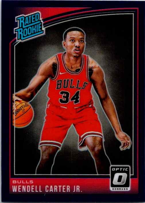 2018-19 Donruss Optic #170 Wendell Carter Jr. Purple