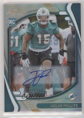 2021 Absolute Rookies Spectrum Signatures Jaelan Phillips Rookie Auto RC 05nn