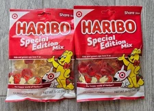 New Haribo TARGET Special Edition Mix Raspberry Pineapple Candy Bag 5oz Lot Of 2