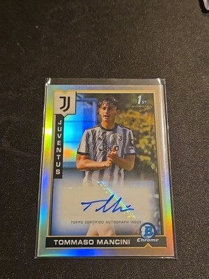 1st Bowman Mancini Juventus Turin Auto Autograph First Bowman